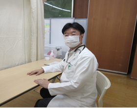 健診事業に参加しました